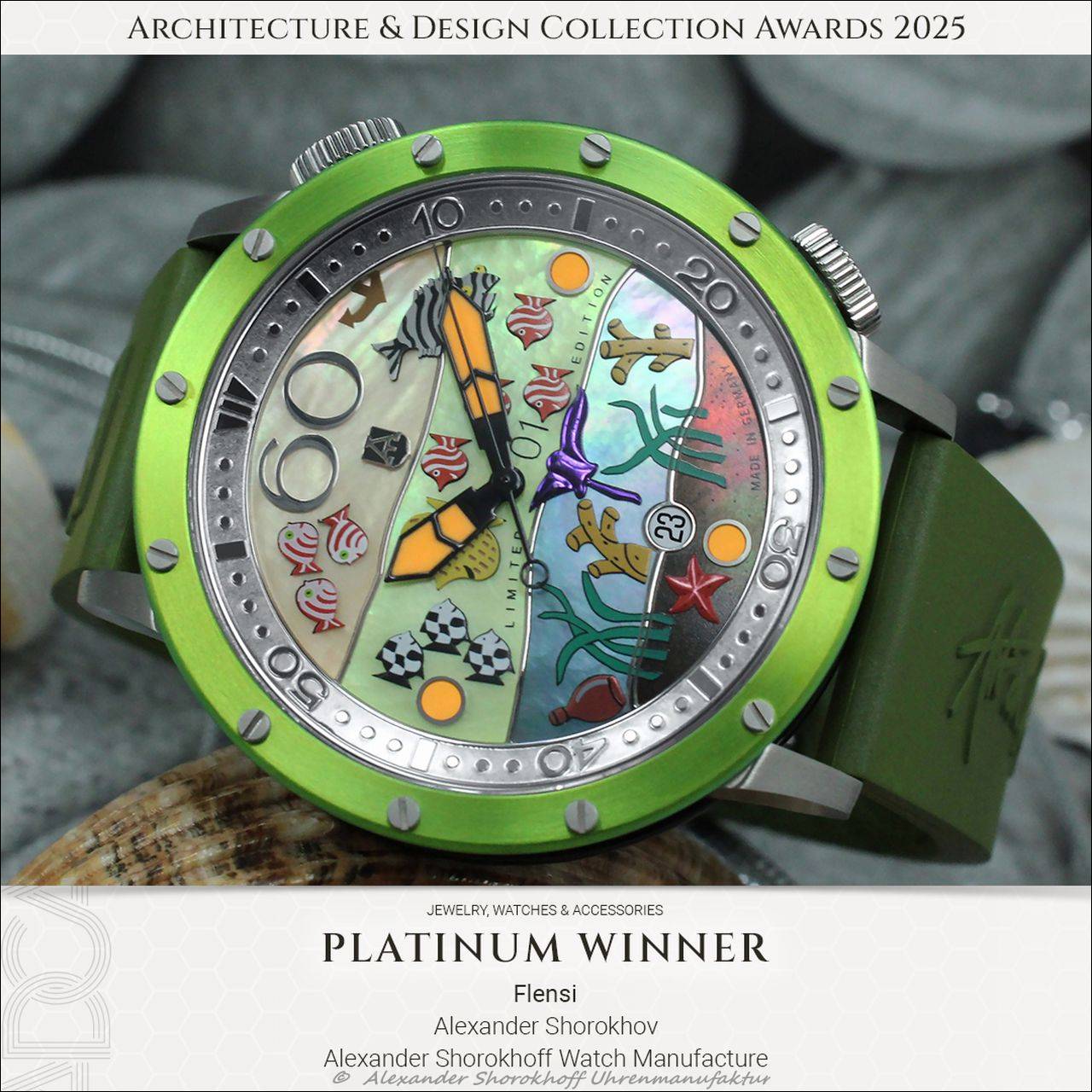 „Flensi“ von Alexander Shorokhoff gewinnt Platin beim Architecture & Design Collection Award 2025