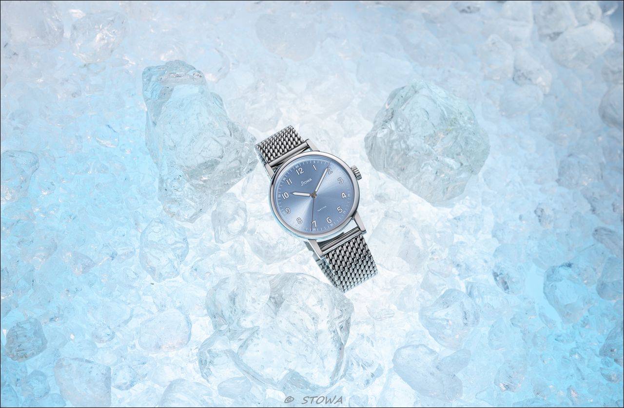STOWA Partitio Ice Blue: Winterliche Eleganz am Handgelenk