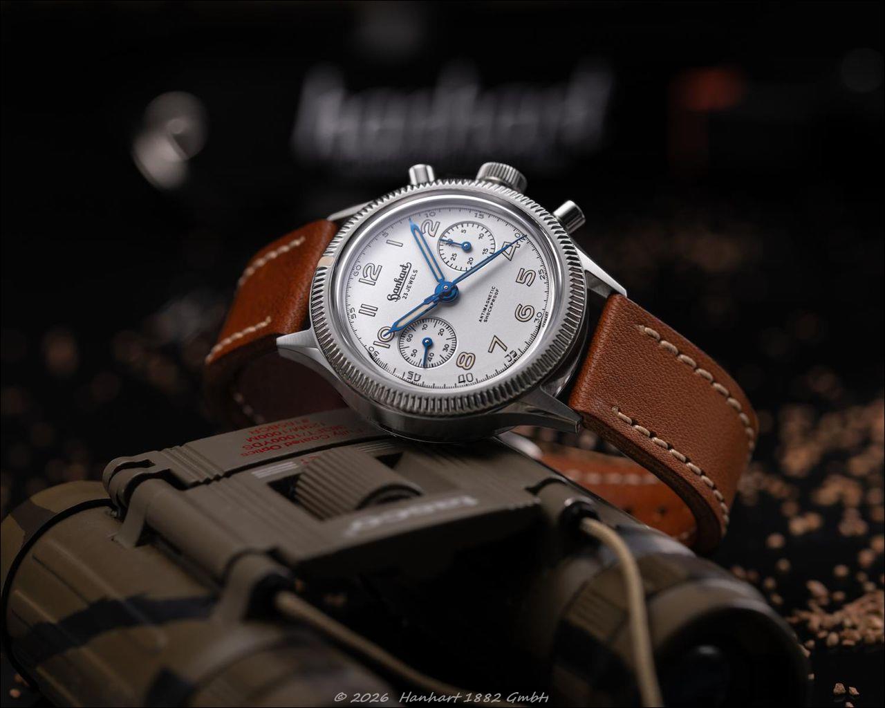 Hanhart 417 ES Moby Dick 39 mm – Die zivile Interpretation einer Chronographen-Ikone