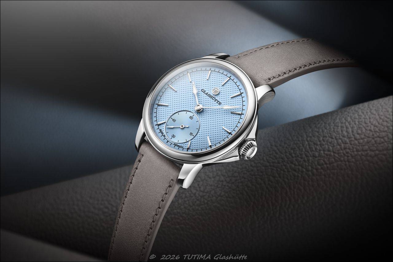 Leichtes Blau trifft Titan Grade 5: Die neue Patria von Tutima Glashütte