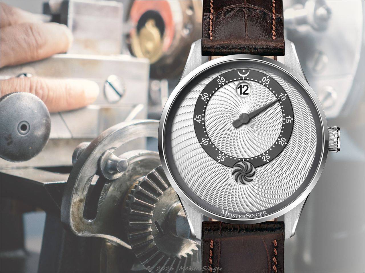 MeisterSinger Panthero Jumping Hour – Jubiläumsmodell mit springender Stunde