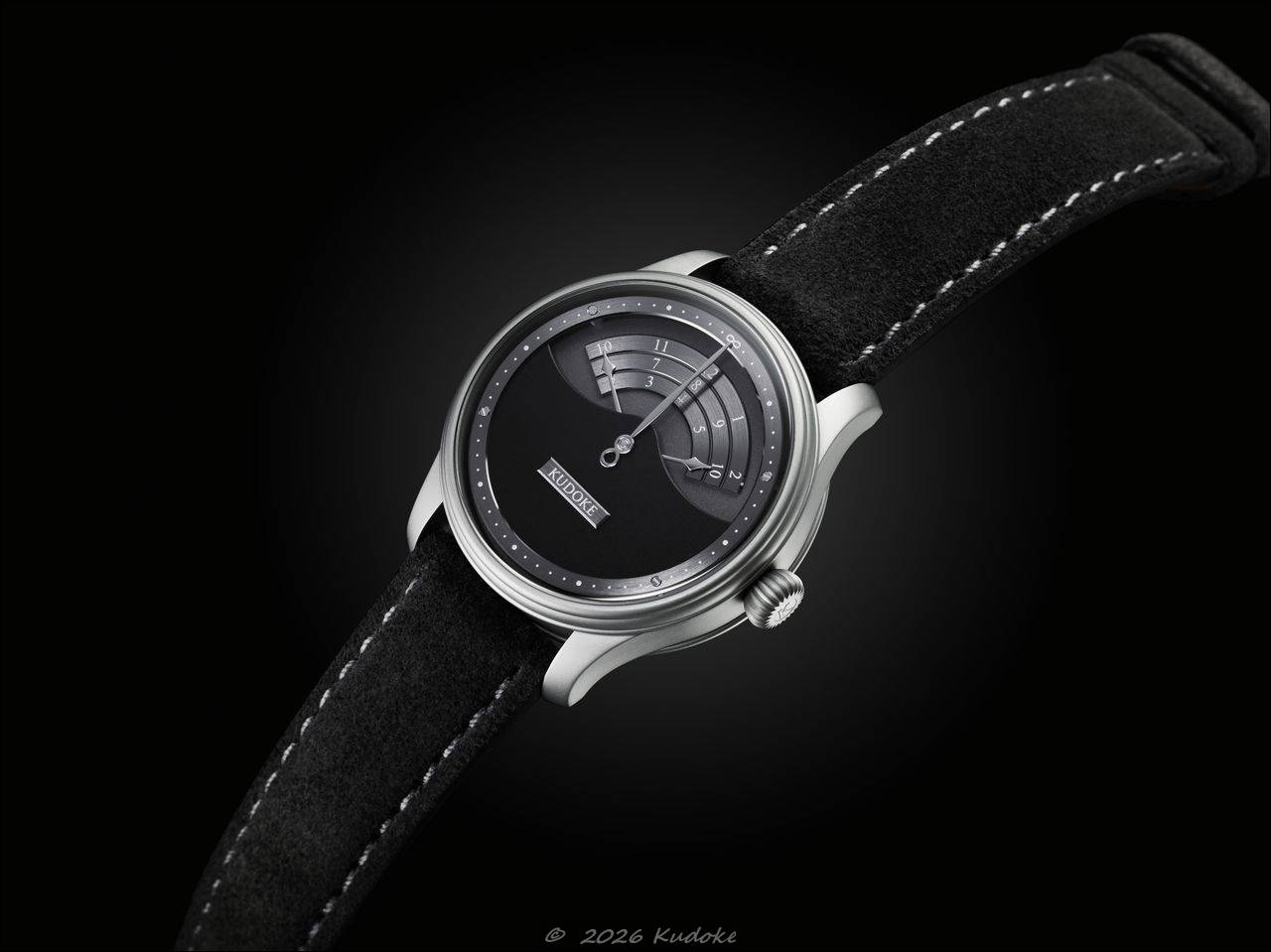 KUDOKE 3 Nocturne: Limitierte Sonderedition mit neuer Gravurtechnik und dunklem Zifferblatt