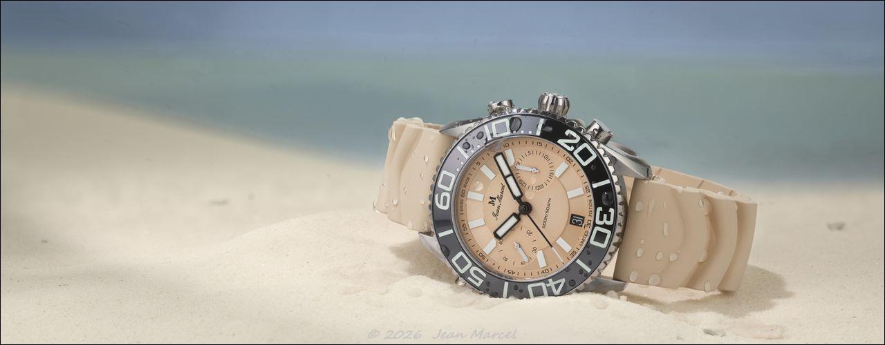 Jean Marcel Maris Ti500 Desert Beach – Limitierter Titan-Chronograph