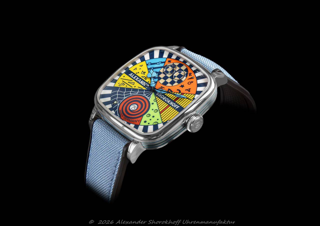 Alexander Shorokhoff präsentiert die Kandy Avantgarde Blue: Limitierte Kunst am Handgelenk