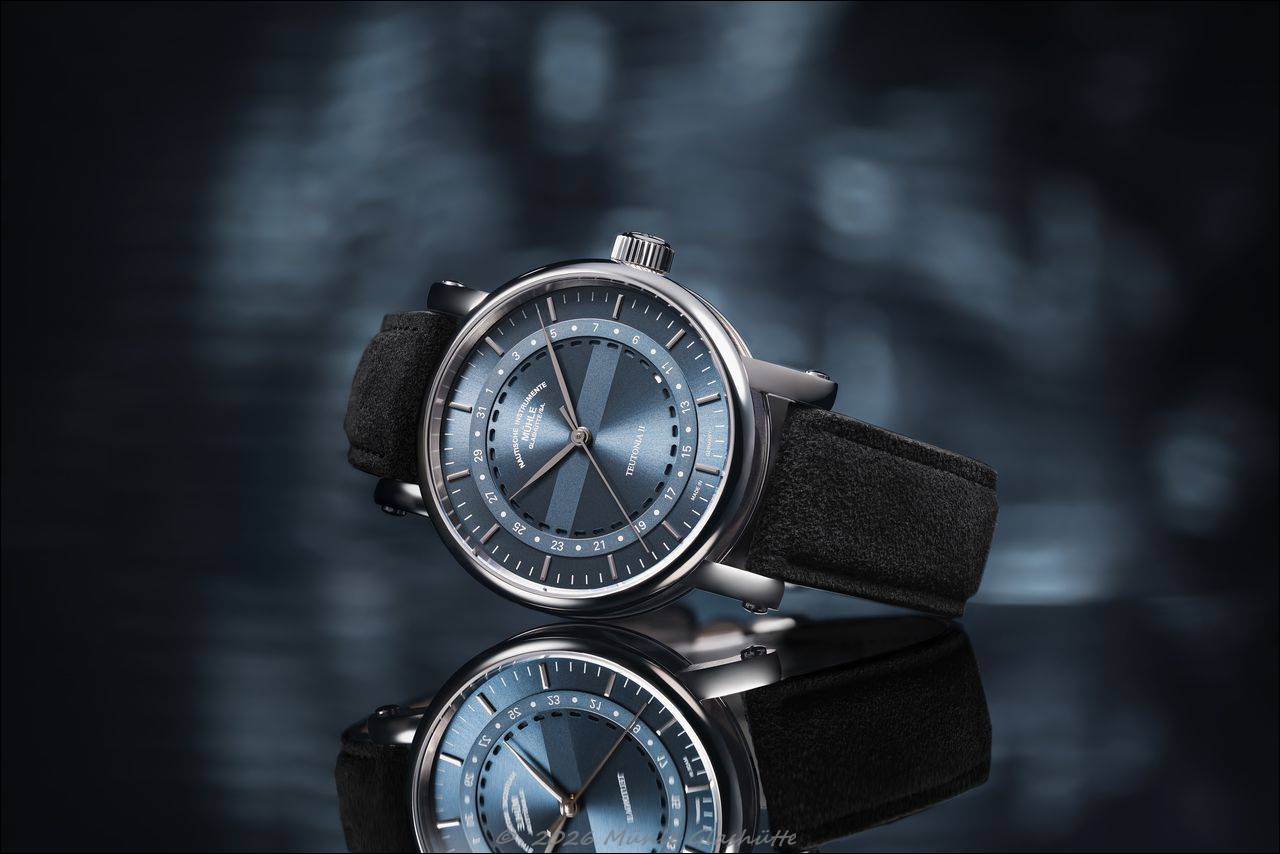 Die Mühle-Glashütte Teutonia II Ringdatum: Präzise Dresswatch mit extrovertierter Datumsanzeige